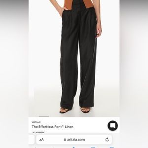 The Effortless Pant™ Linen
High-waisted, wide-leg linen pants